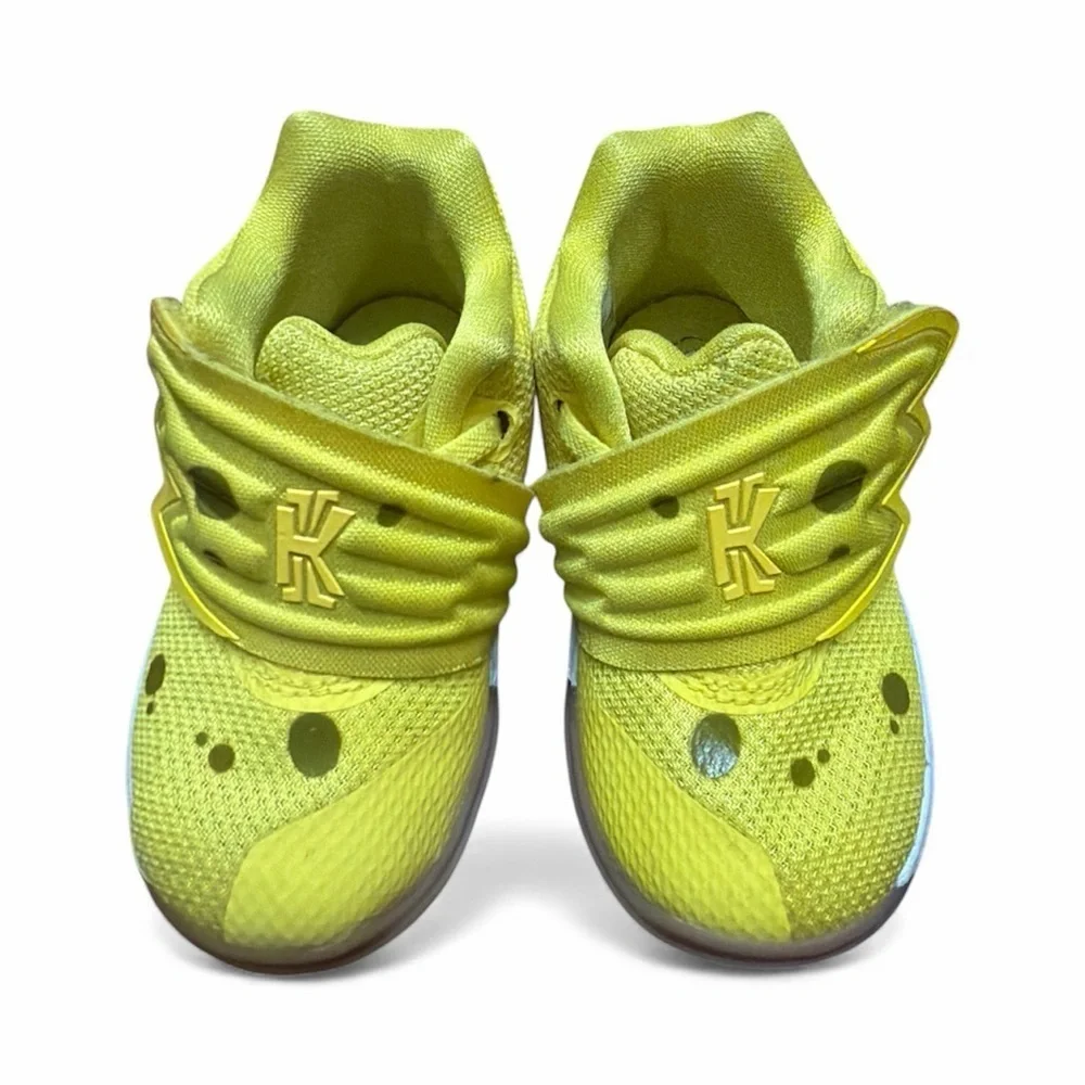 Spongebob SquarePants x NIKE Kyrie 5 GS Sneakers CN4490-700, size 5C